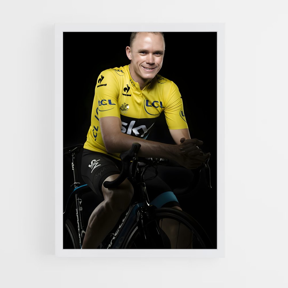 Poster Chris de froome – affiche Cyclisme (vue 3)